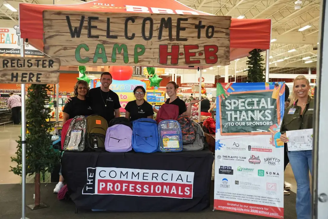 Partnered with local HEBs to donate school supplies & backpacks to the community