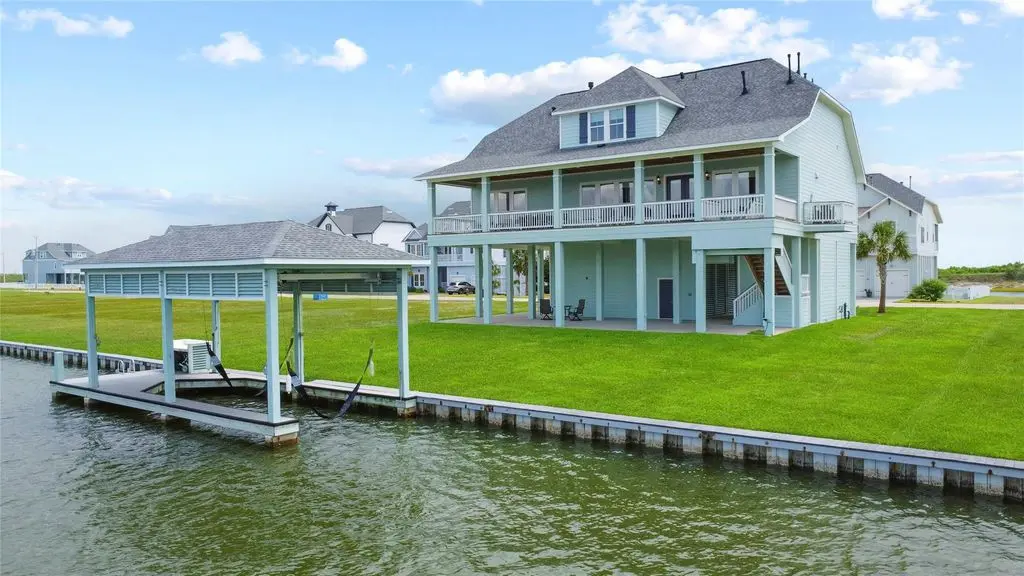 A charming house on the water with a private dock